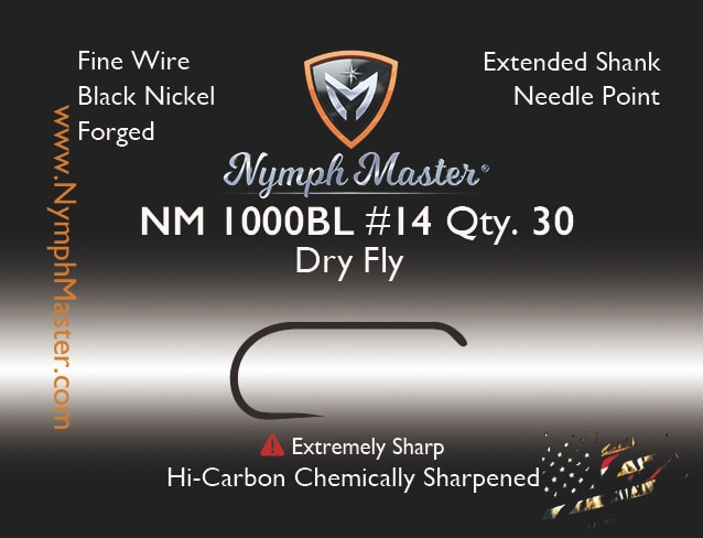 NM-1000BL Dry Fly Hook - Image 4