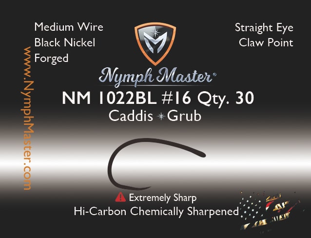NM-1022BL Caddis/Grub Fly Hook - Image 7