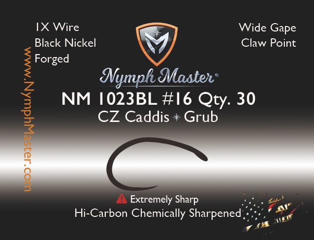 NM-1023BL Czech Nymph/Caddis/Grub Fly Hook - Image 6