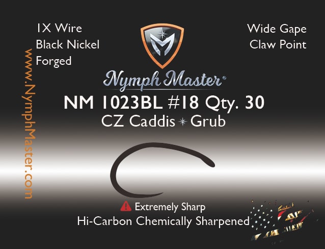NM-1023BL Czech Nymph/Caddis/Grub Fly Hook - Image 7